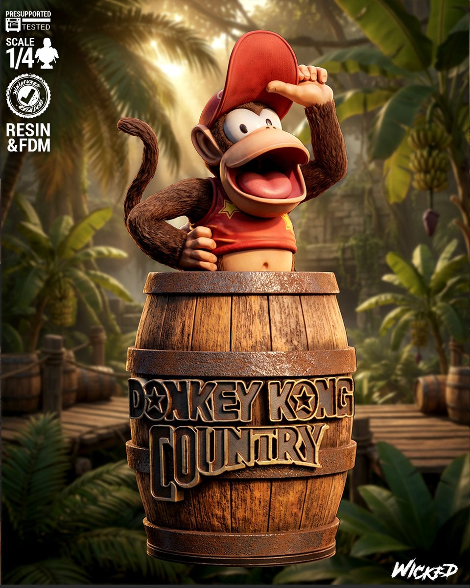 Diddy Kong - Bust (Donkey Kong)