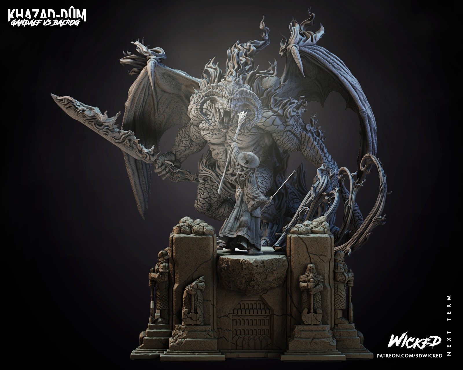 Gandalf and Balrog Diorama - Image 5