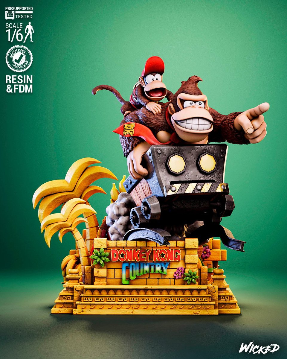 Donkey Kong & Diddy Kong Country - Diorama