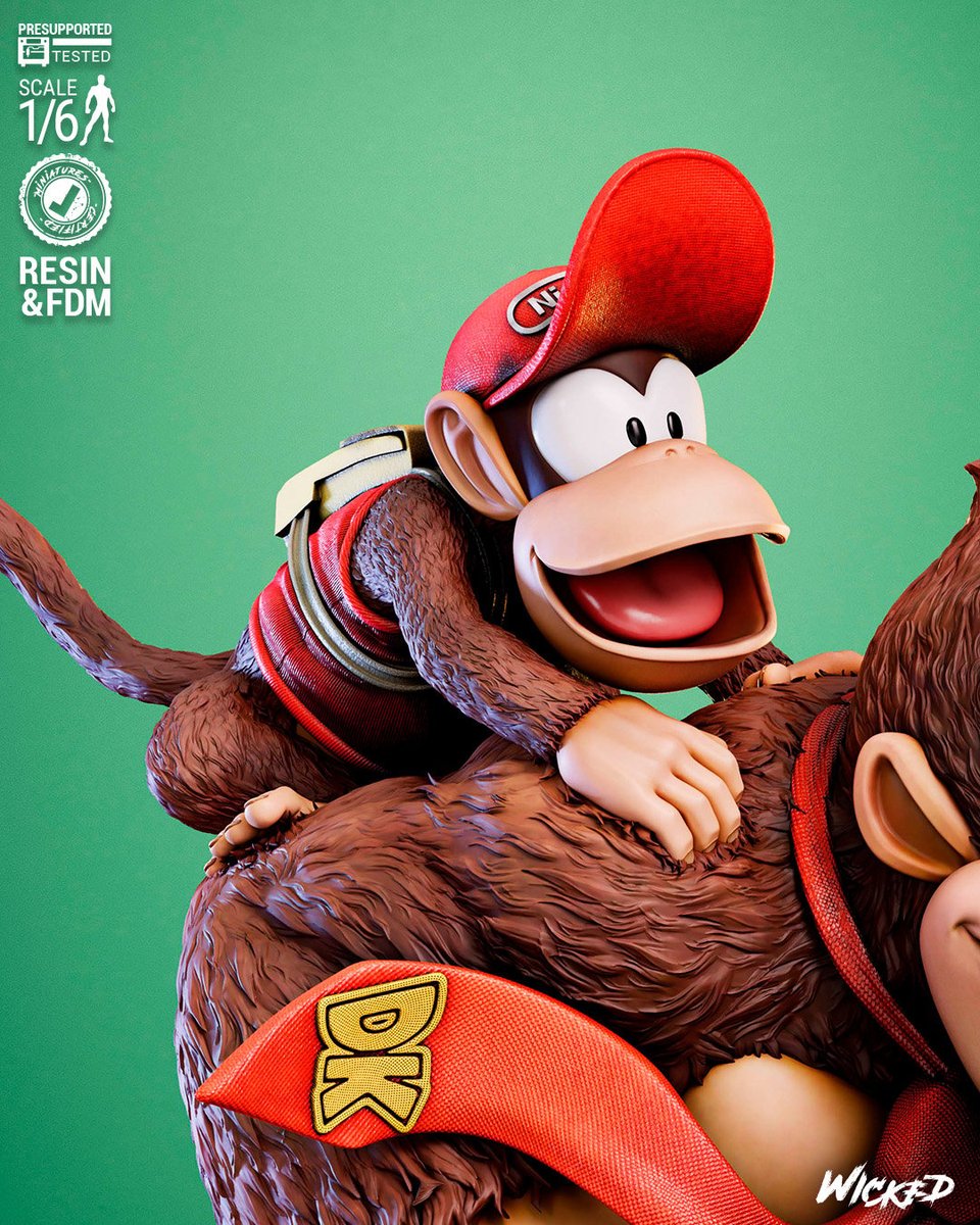 Video Games Donkey Kong (Donkey and Diddy) Diorama - Image 5