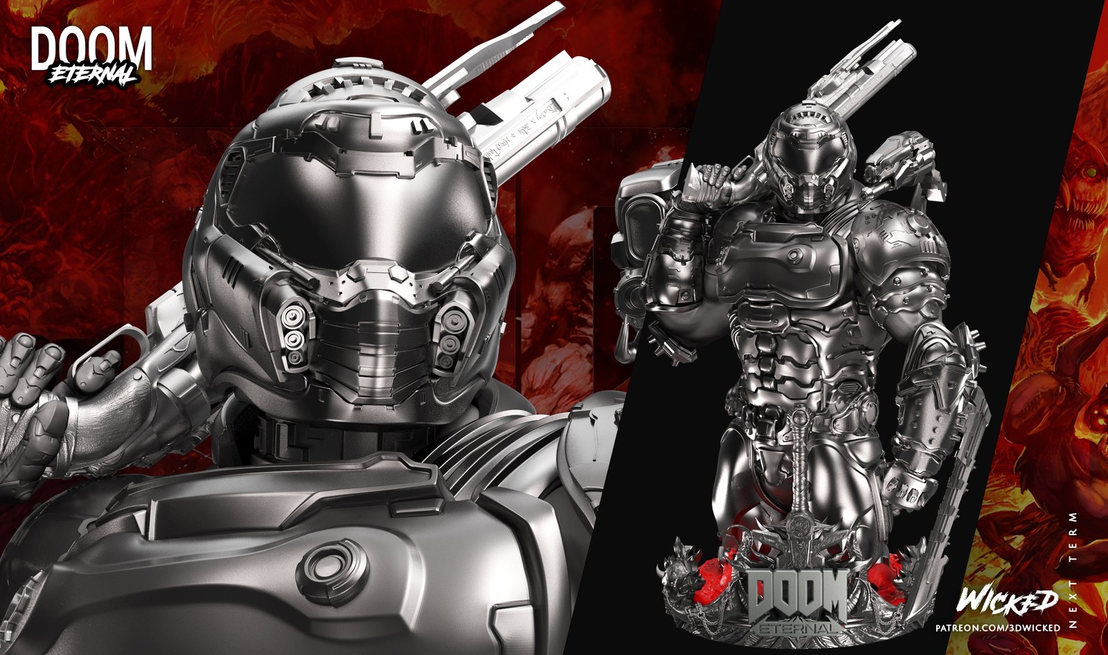 Doom Slayer Eternal - Bust