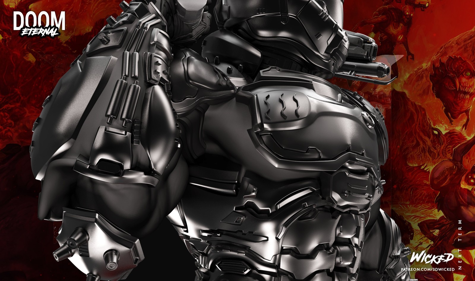 Video Game Doom Slayer Bust - Image 5