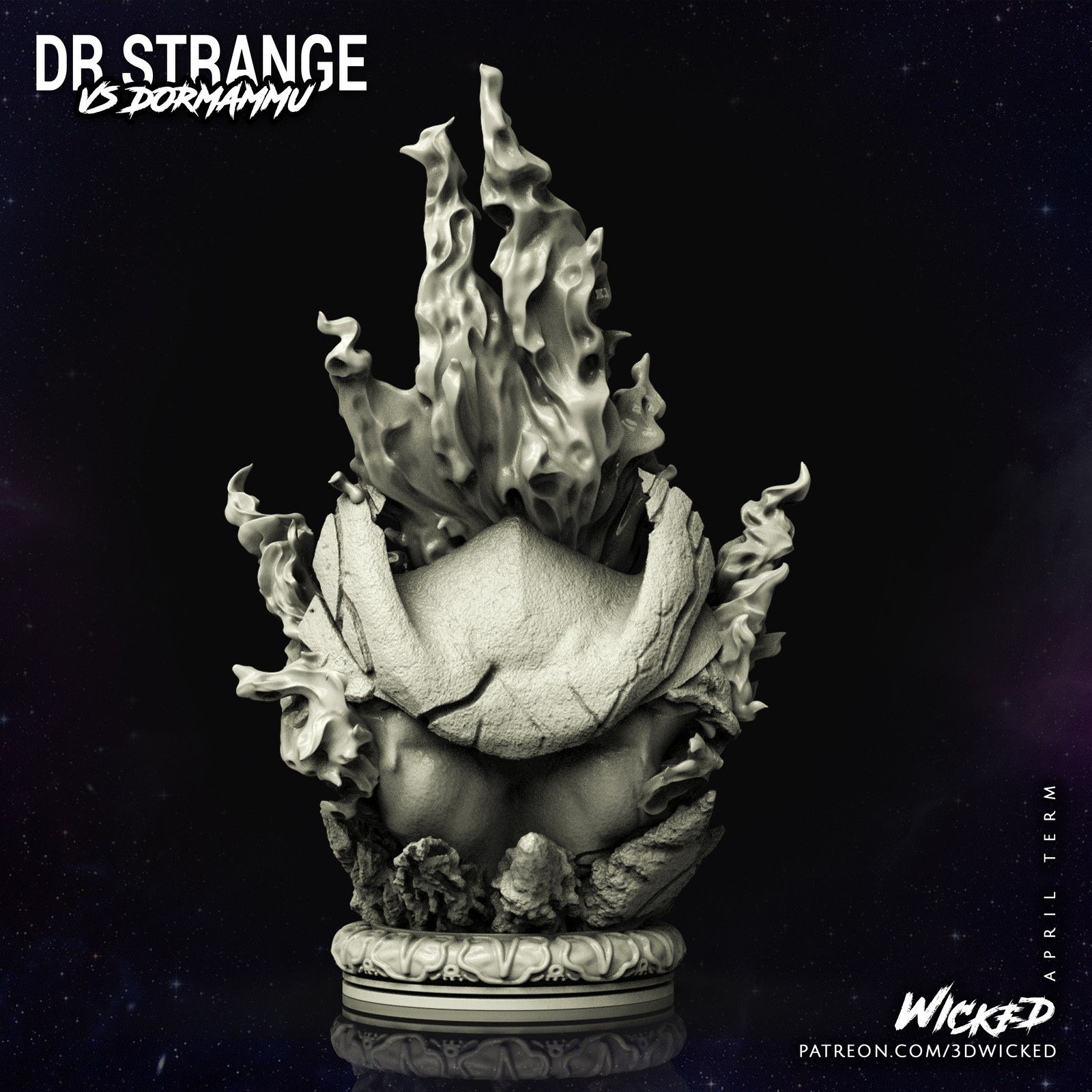 Marvel Dormammu Bust - Image 4