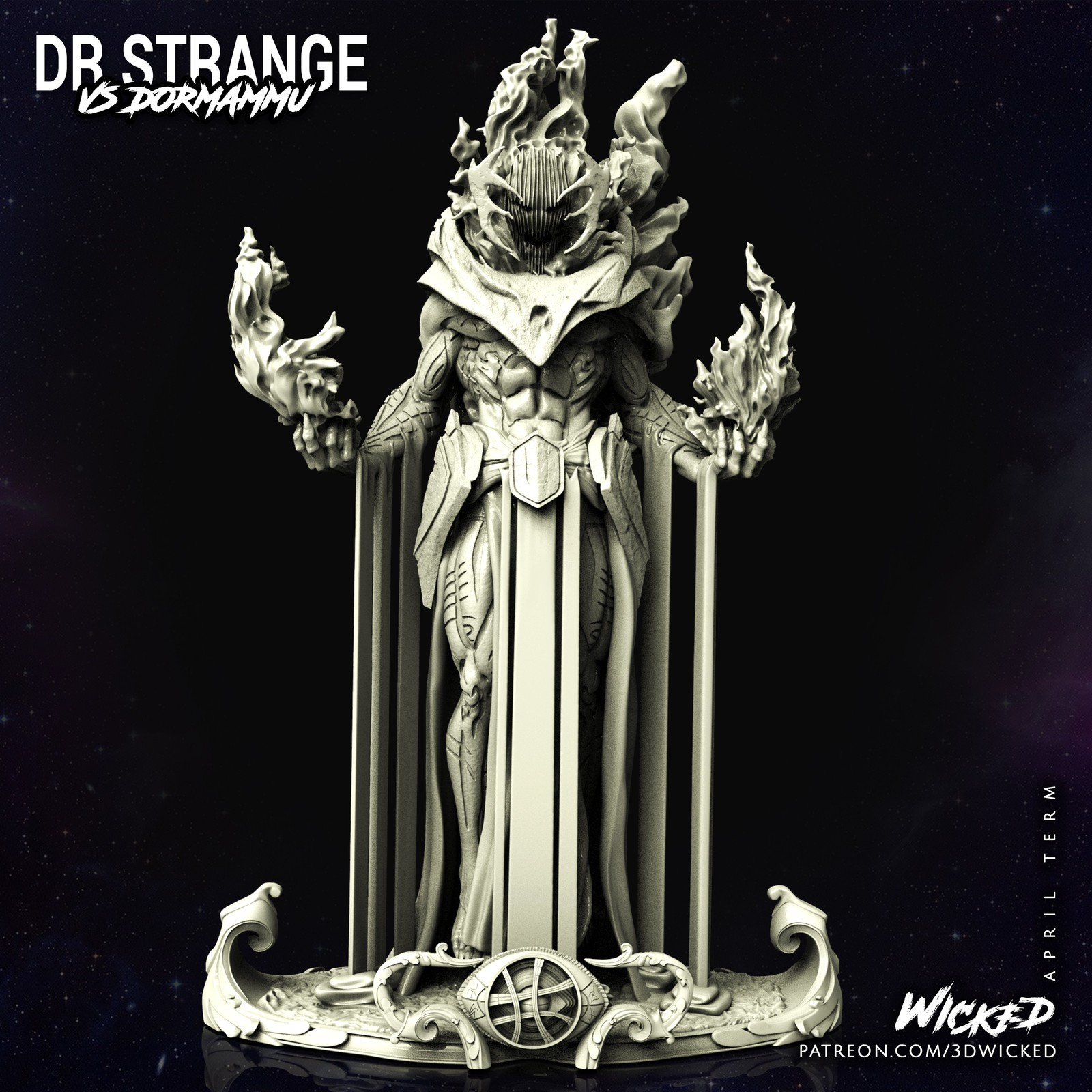 Marvel Dormammu Sculpture