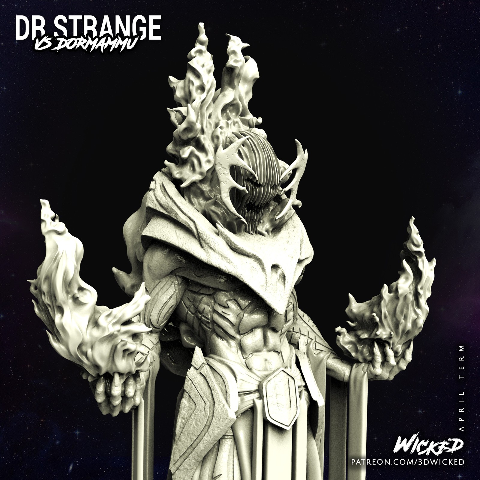 Marvel Dormammu Sculpture - Image 3