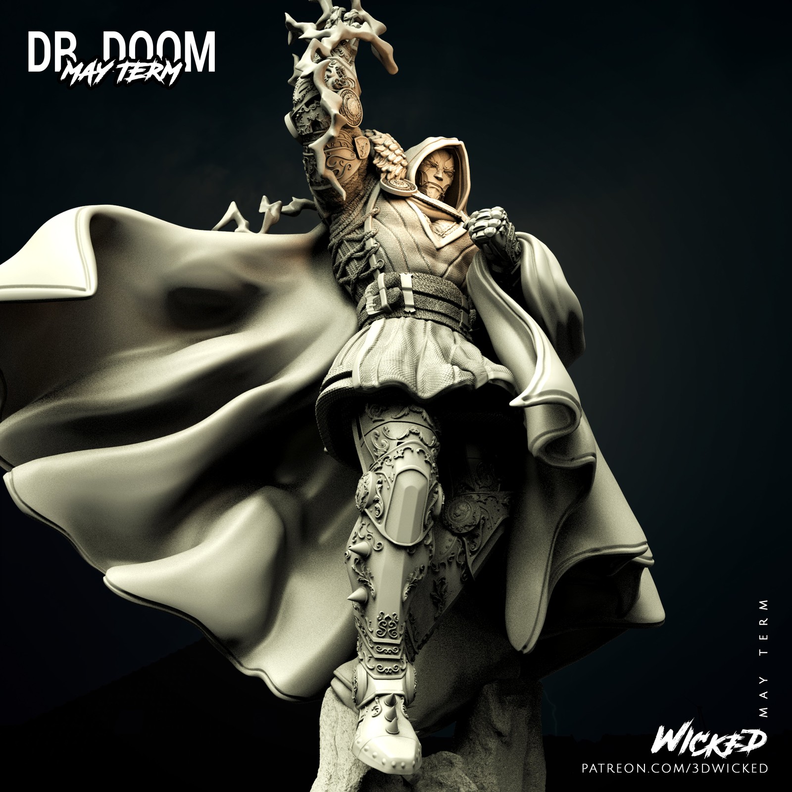 Marvel Dr. Doom Sculpture
