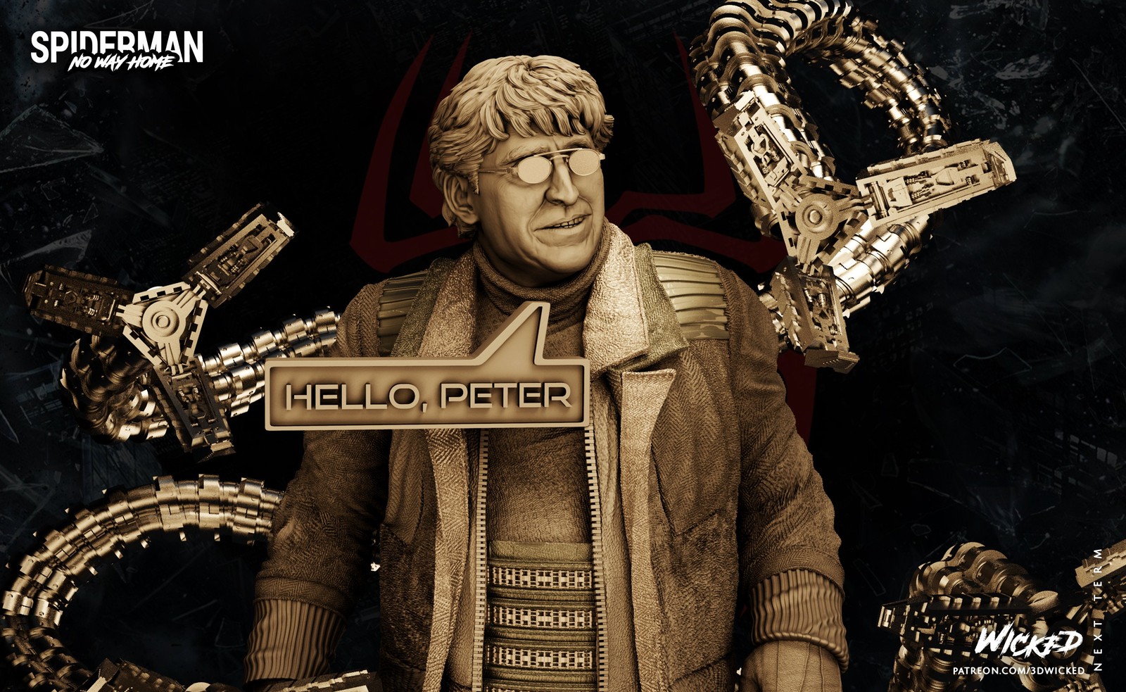 Marvel Dr Octopus Bust