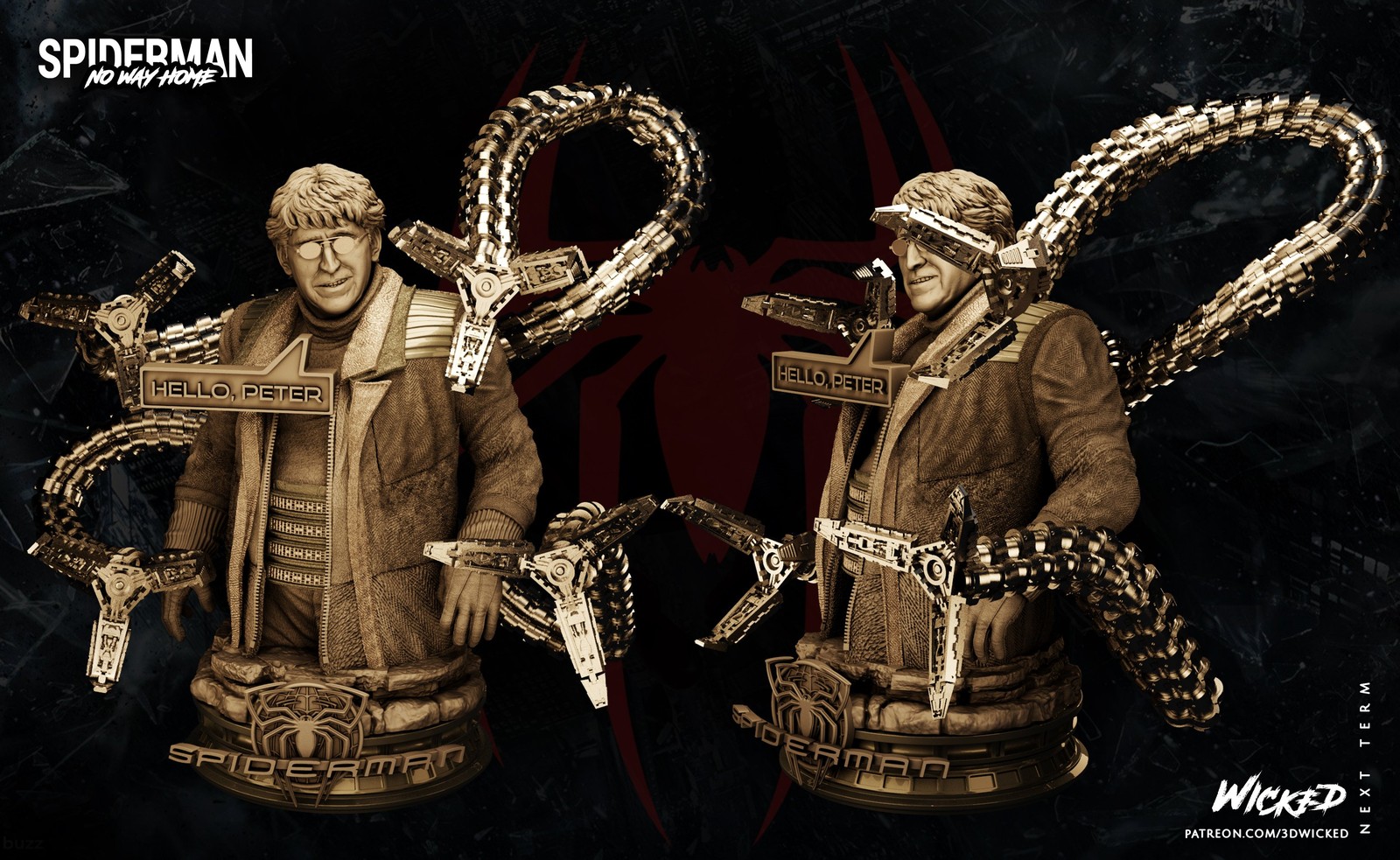 Marvel Dr Octopus Bust - Image 2