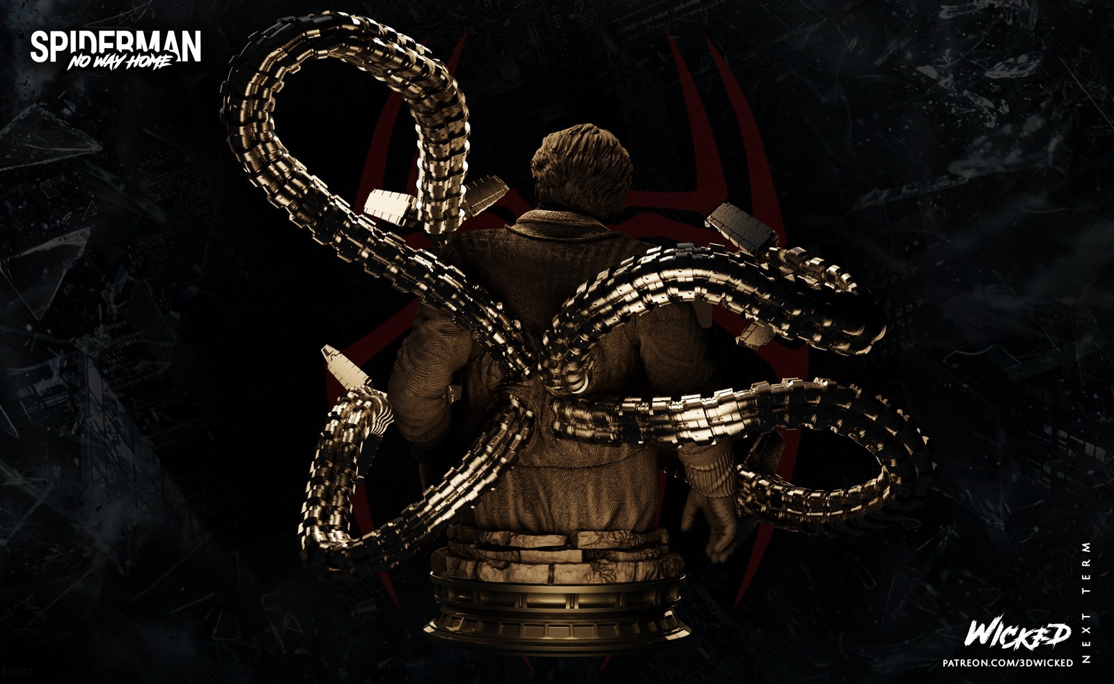 Marvel Dr Octopus Bust - Image 4