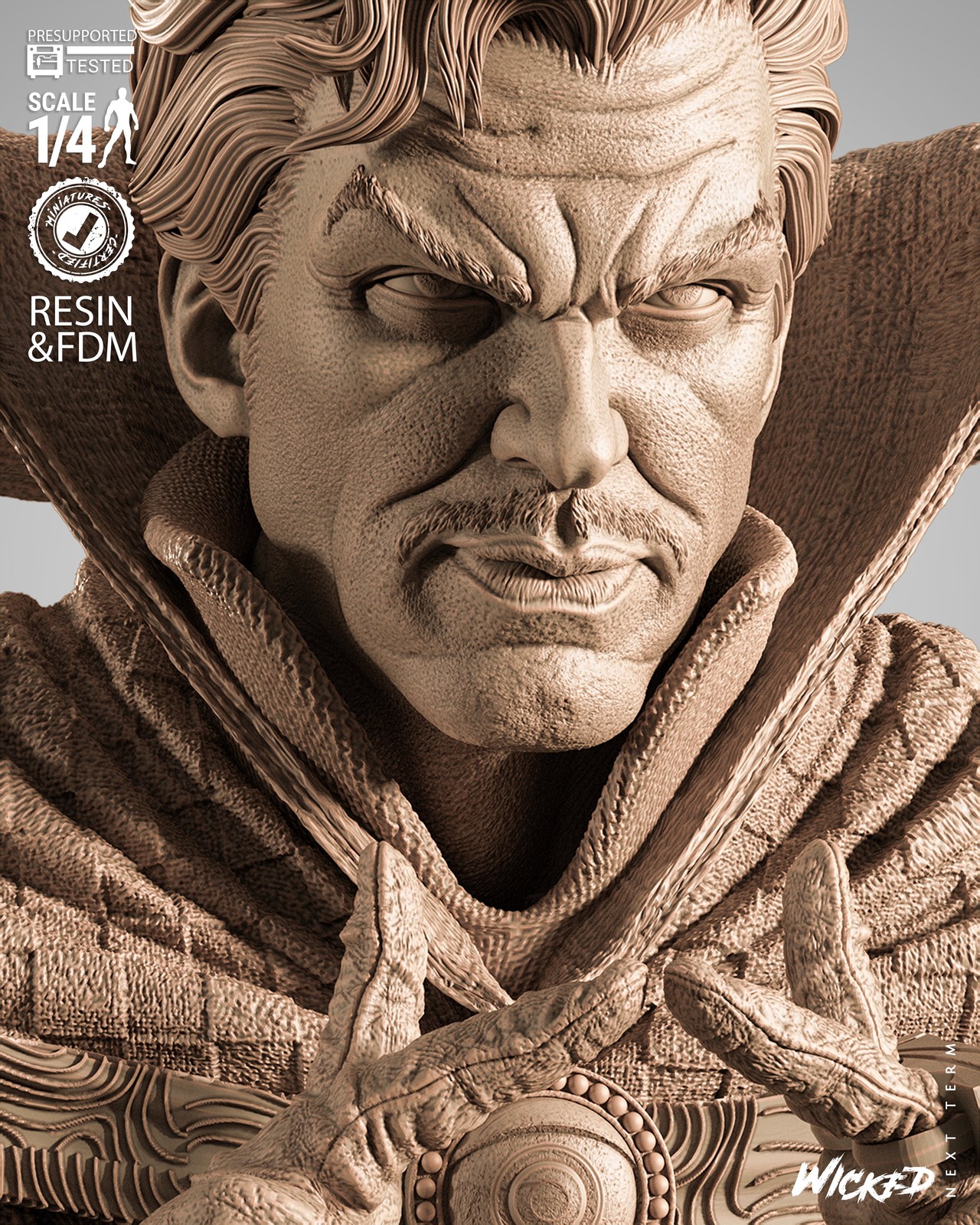 Marvel Dr Strange 2025 Portrait Bust - Image 3