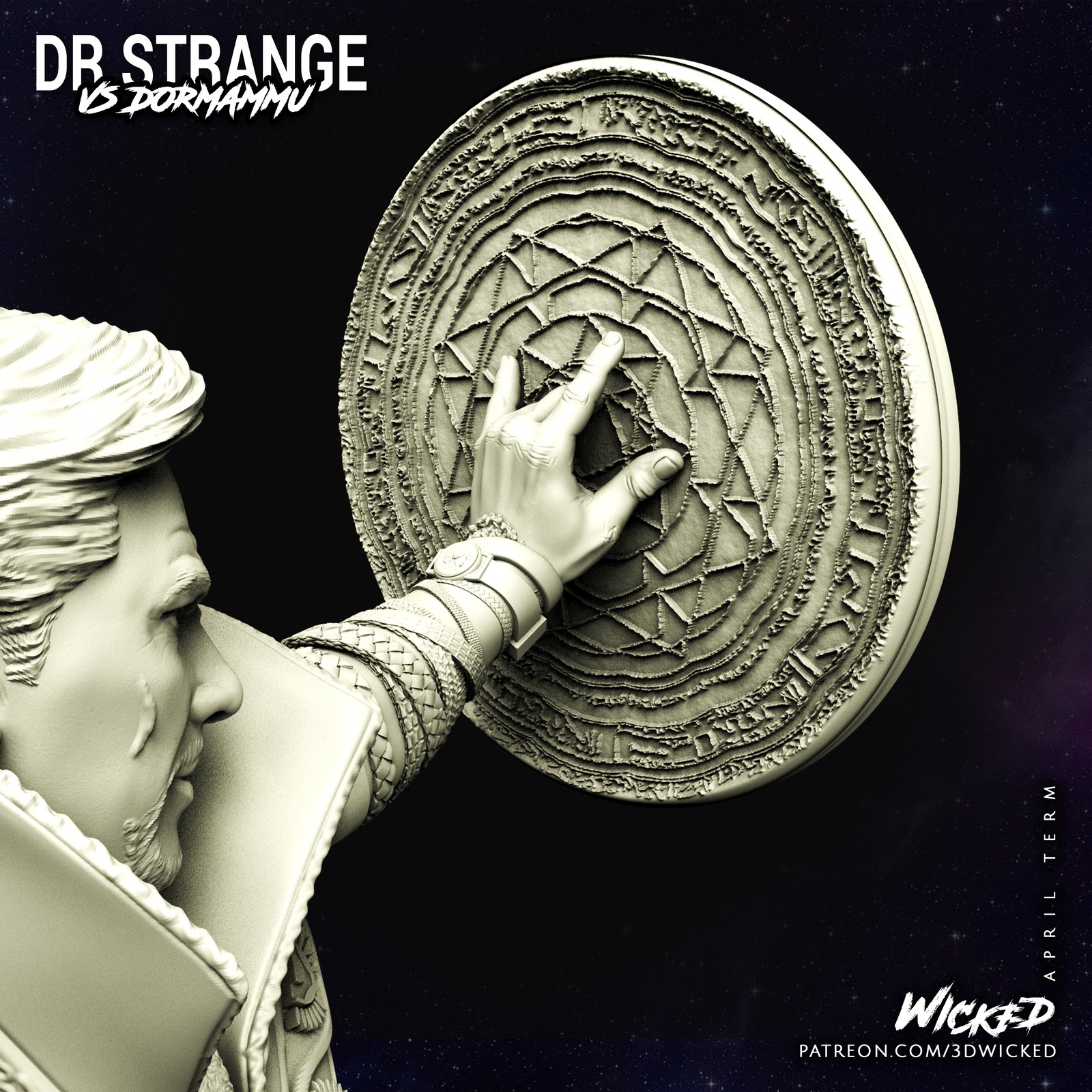Marvel Doctor Strange Sculpture - Image 4