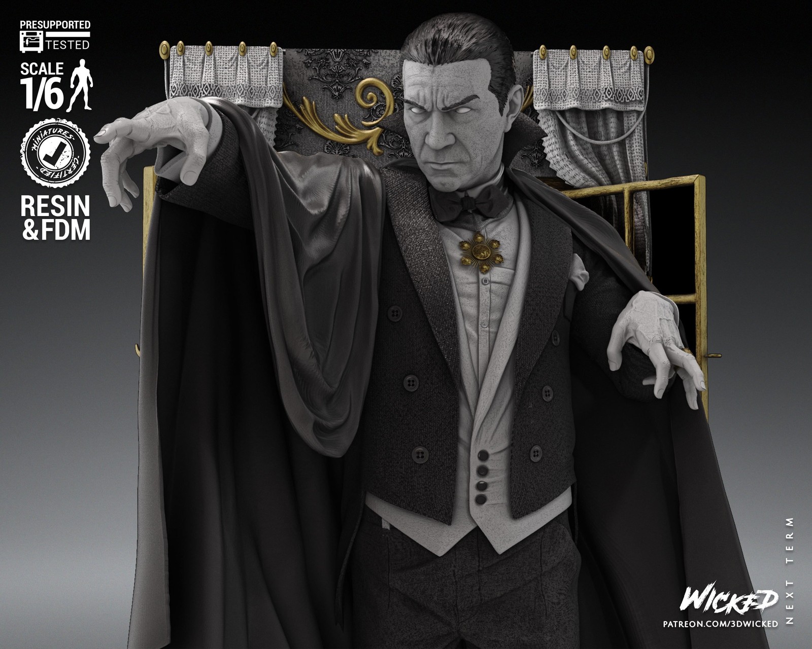 Dracula Sculpture - Image 3