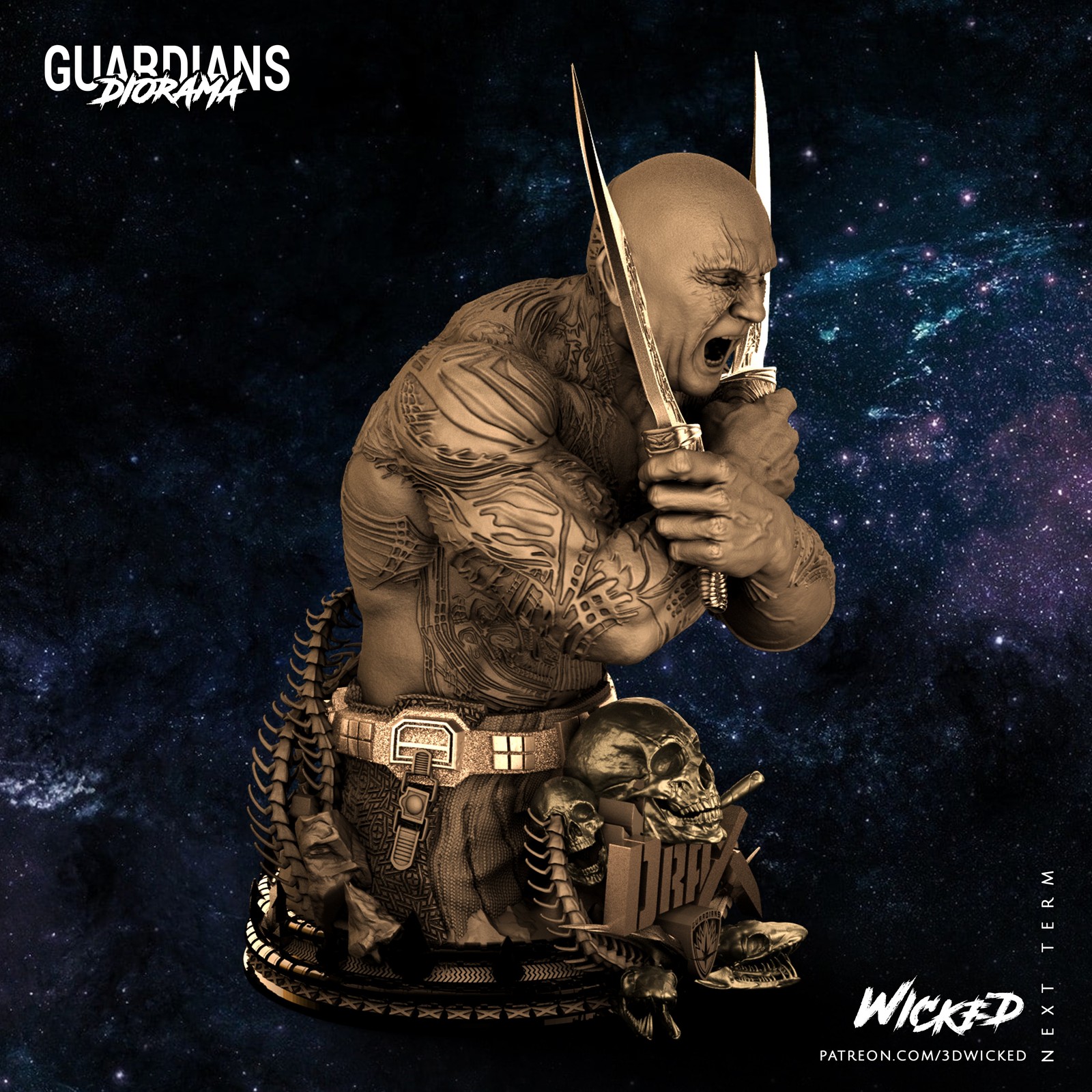 Marvel Drax Bust - Image 2