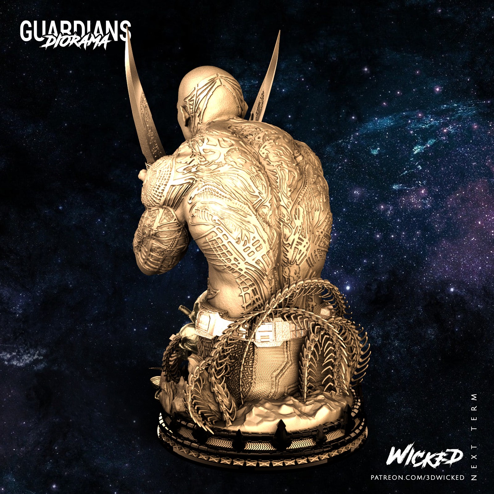 Marvel Drax Bust - Image 5