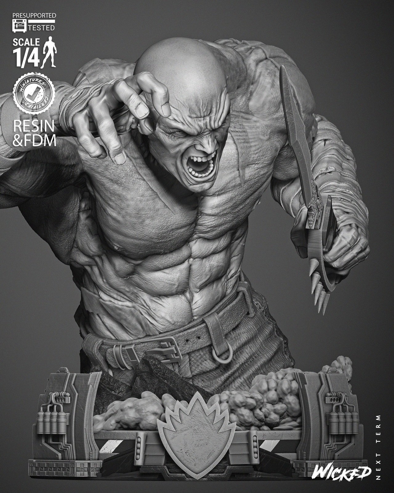 Marvel Drax Comic Version Bust