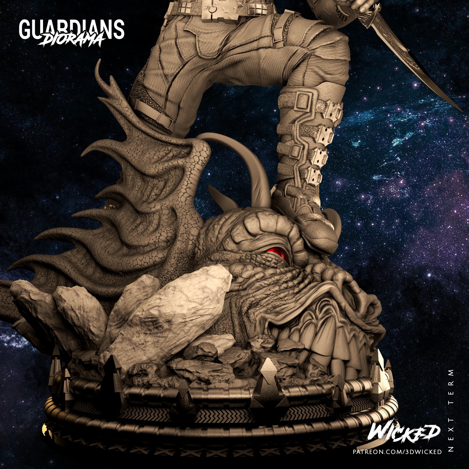 Marvel Drax Sculpture - Image 3