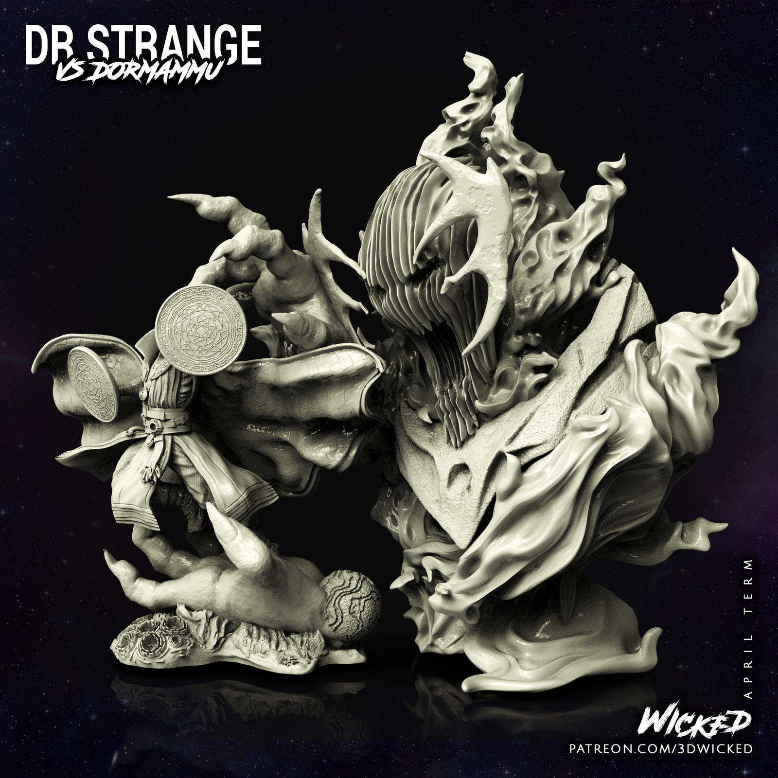Marvel Doctor Strange vs Dormammu Diorama - Image 2