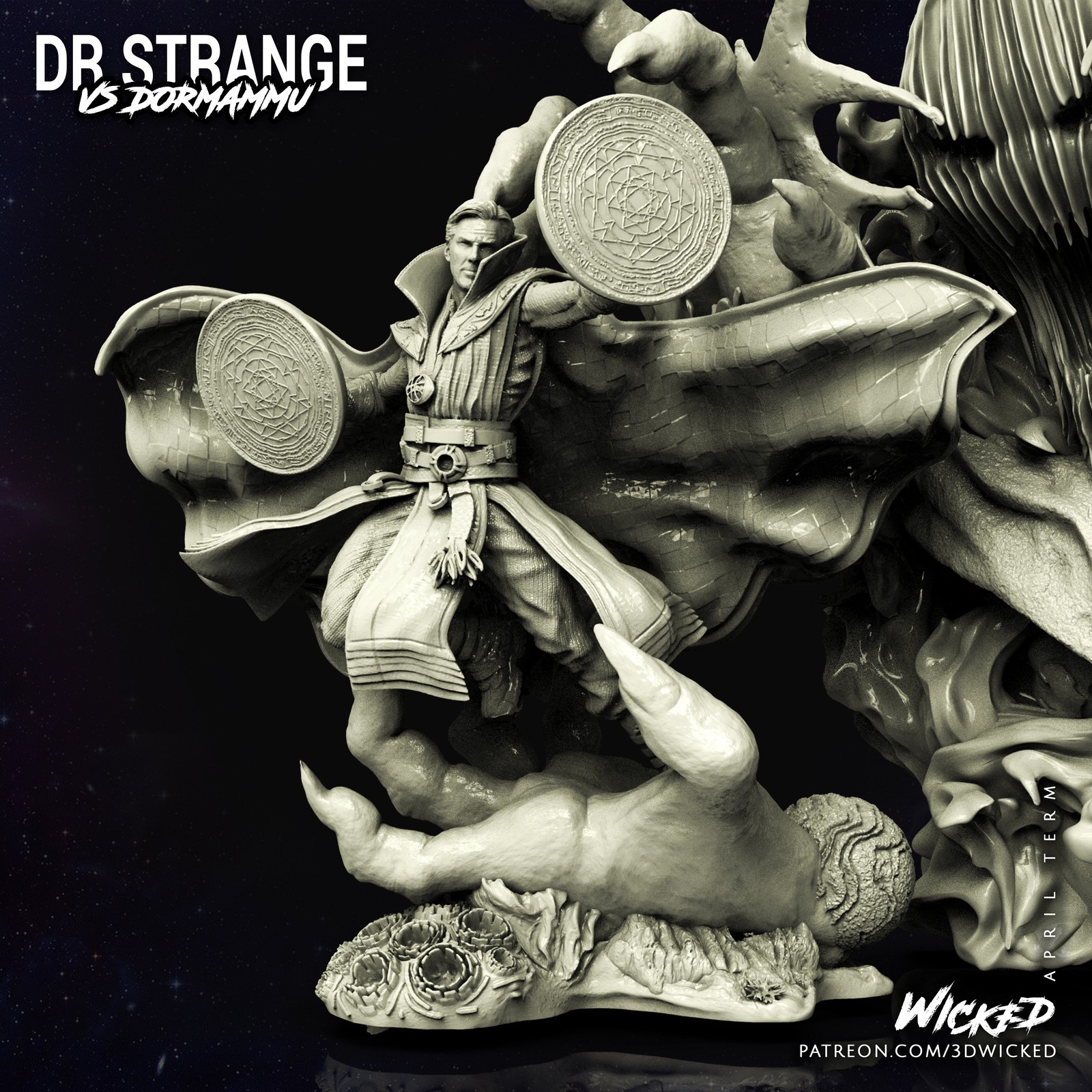 Marvel Doctor Strange vs Dormammu Diorama - Image 3