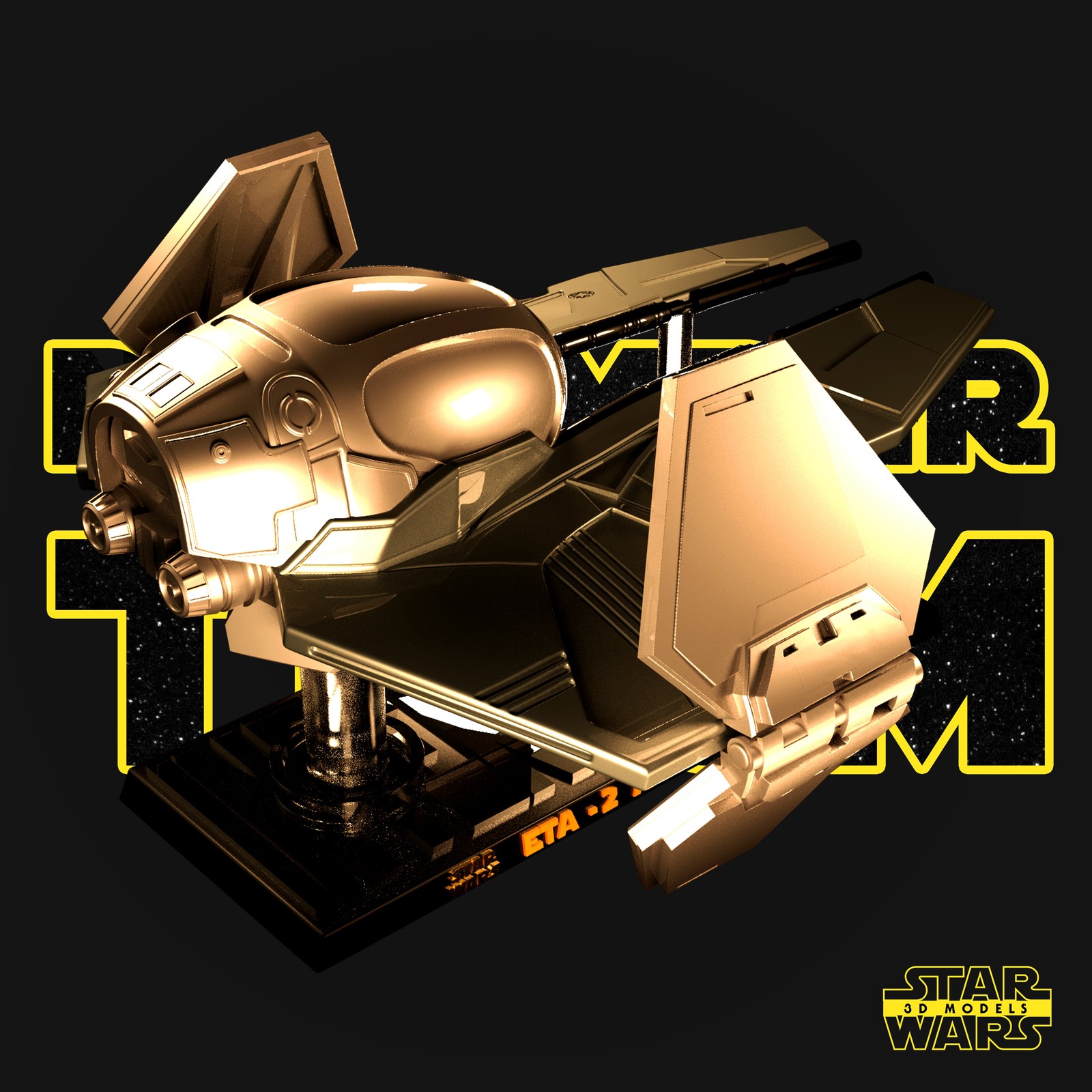 ETA-2 Actis-Class "Ship" (Star Wars) - Image 3