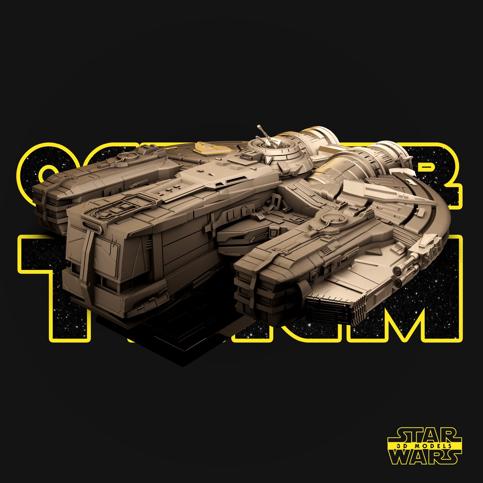 Ebon Hawk "Ship" (Star Wars) - Image 4