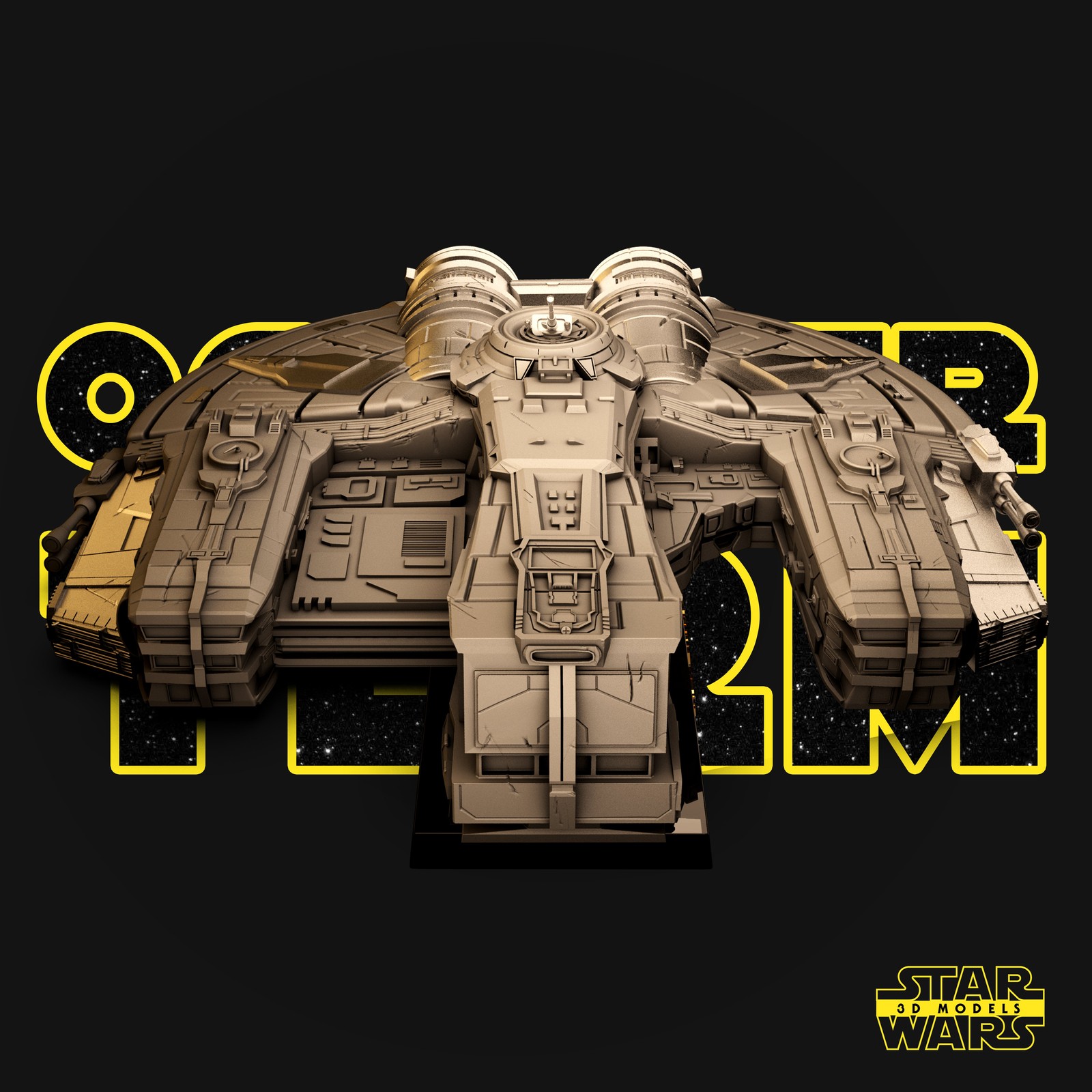 Ebon Hawk "Ship" (Star Wars) - Image 5