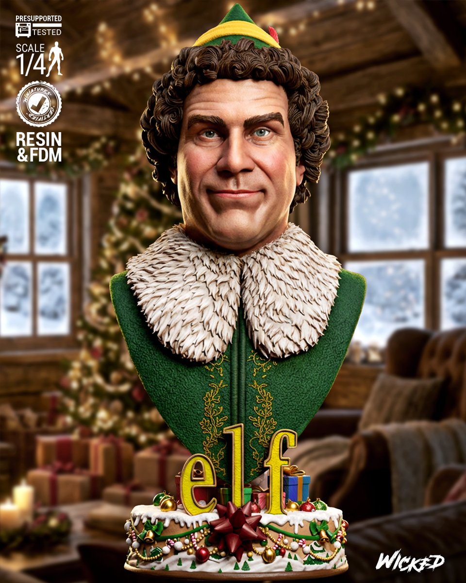 Buddy the Elf - Bust