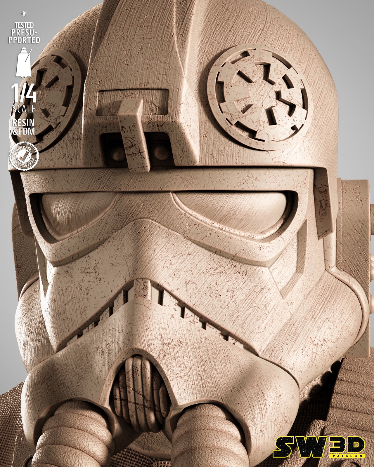 Elite Tie Fighter Portrait Bust - Image 5