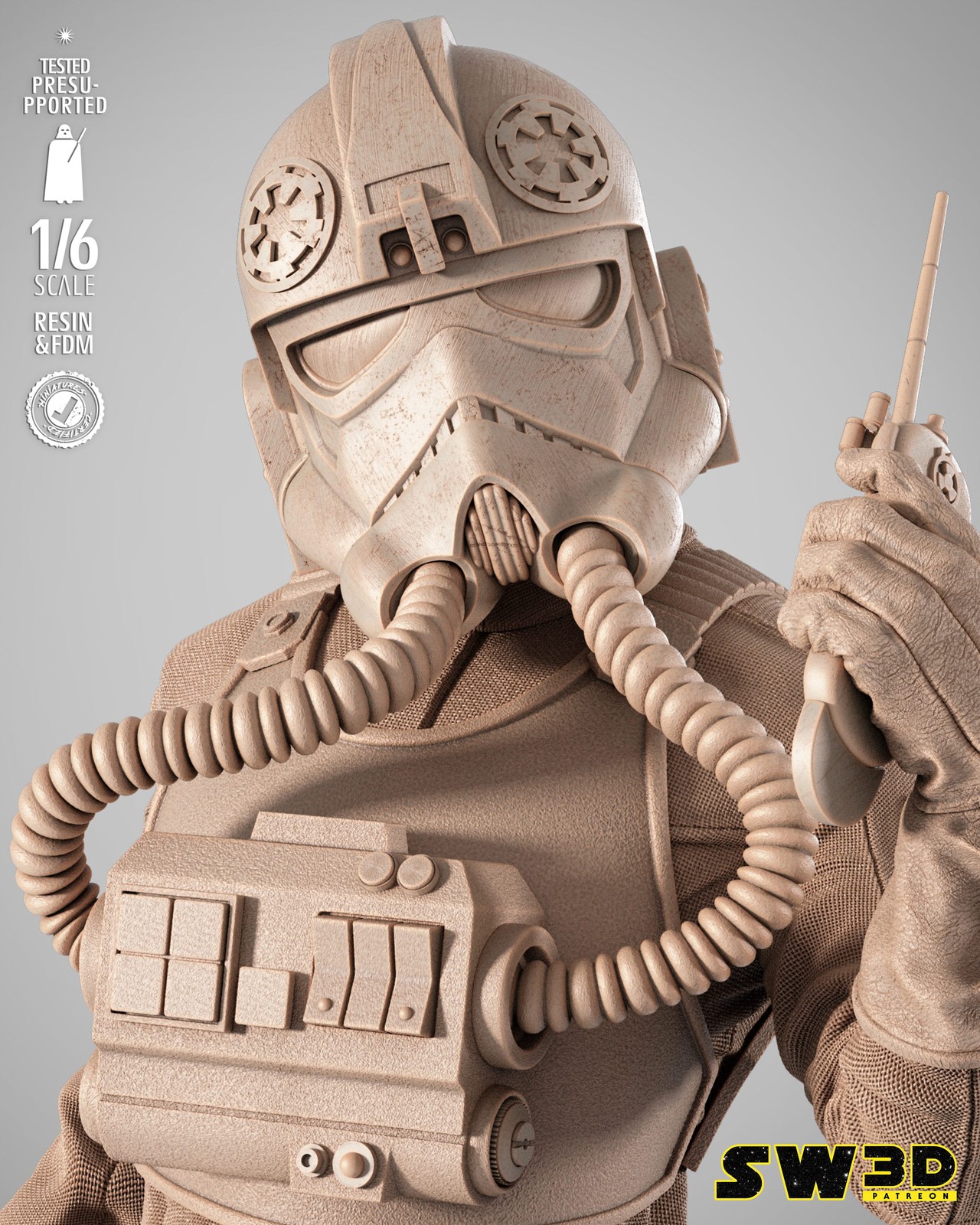 Elite Tie Fighter Sculpture - Image 5