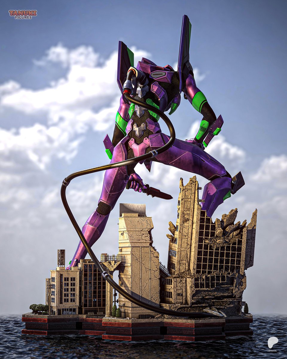 Eva Unit-01 - Diorama (Neon Genesis Evangelion) - Image 3