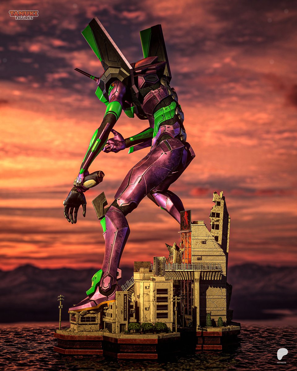 Eva Unit-01 - Diorama (Neon Genesis Evangelion) - Image 4