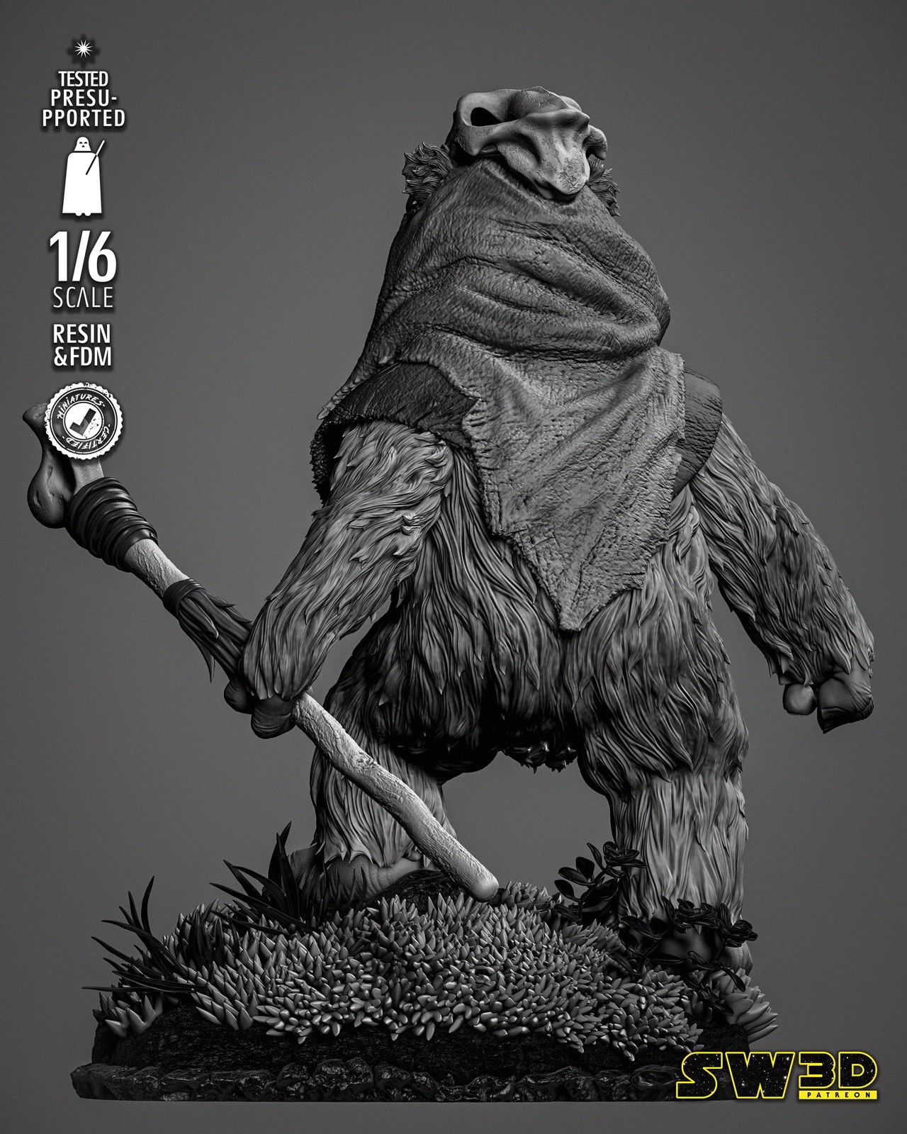 Ewok 2 Sculpture - Image 3