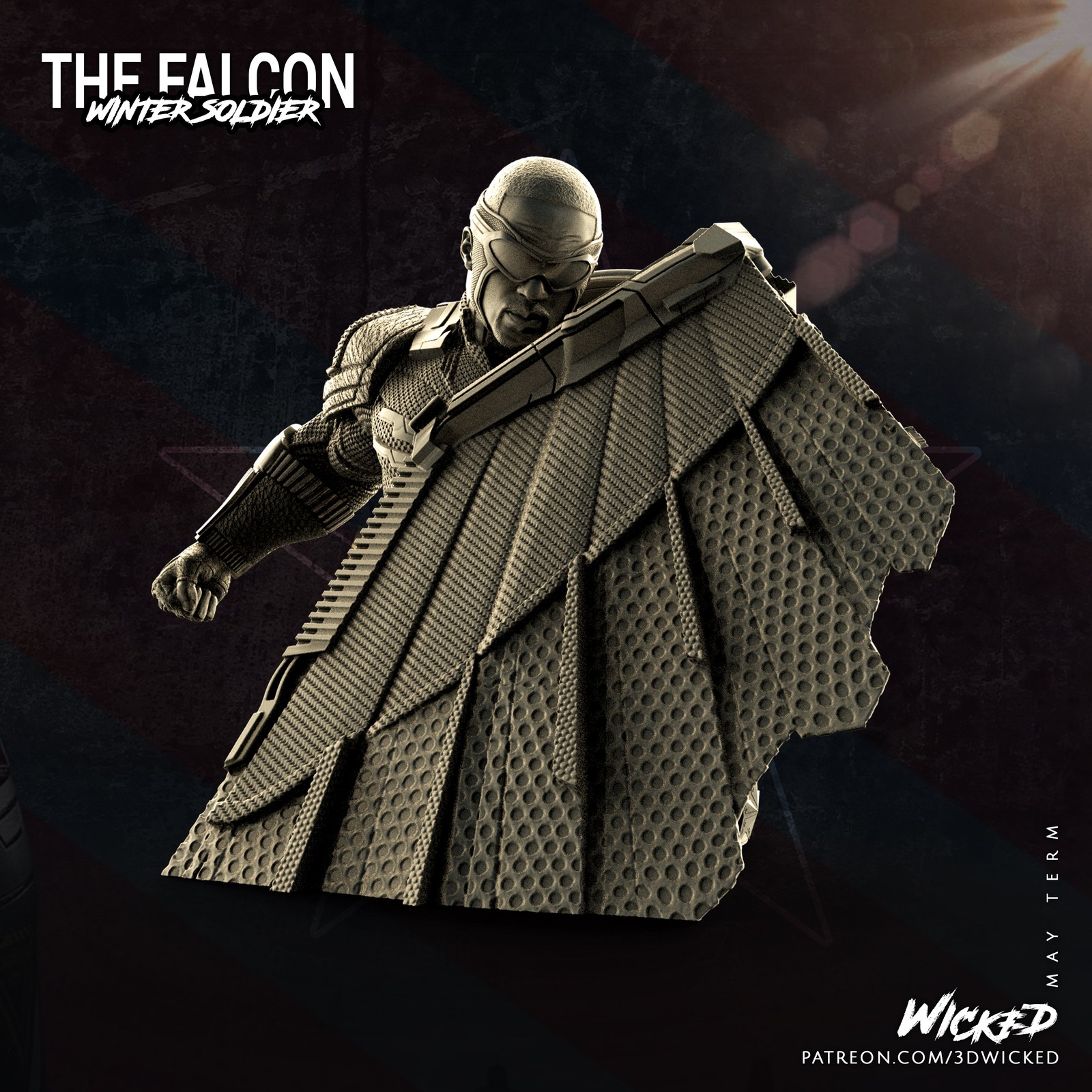 Falcon Shield - Bust (Marvel)