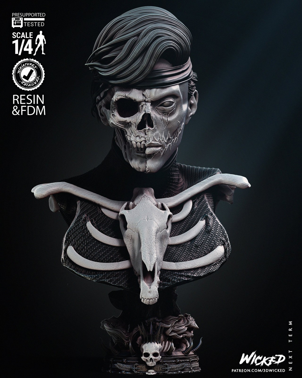 Marvel Famine Portrait Bust