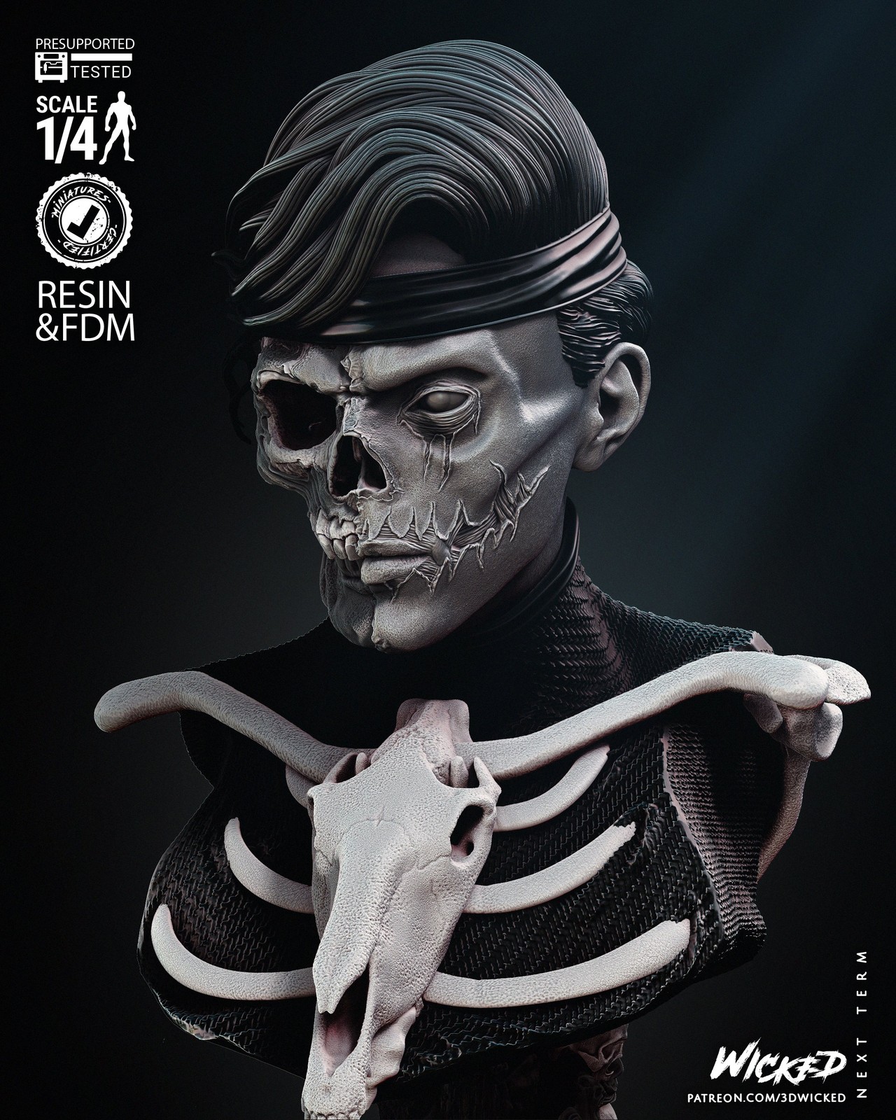 Marvel Famine Portrait Bust - Image 5