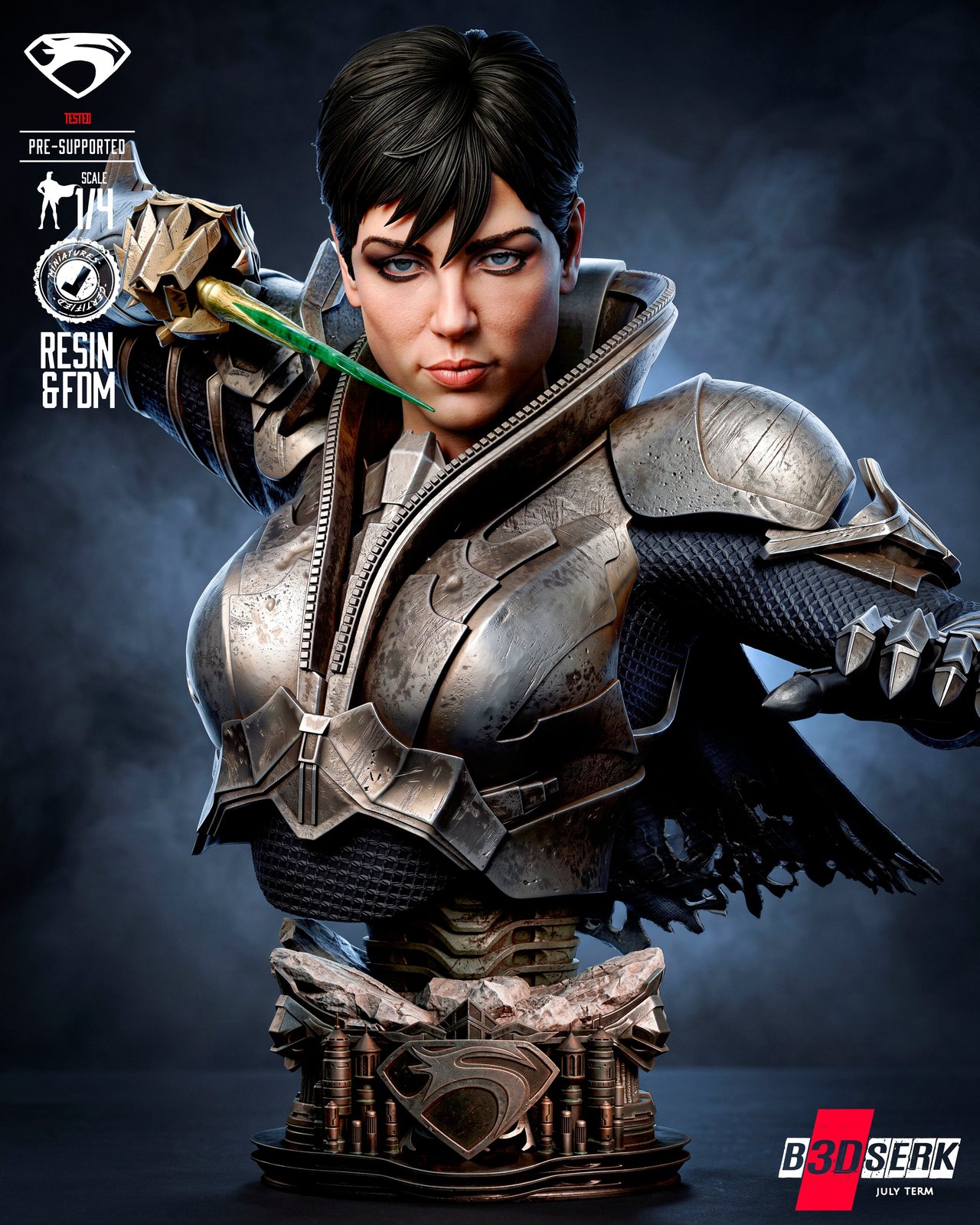 Faora-Ul Kryptonite Dagger - Bust (DC)