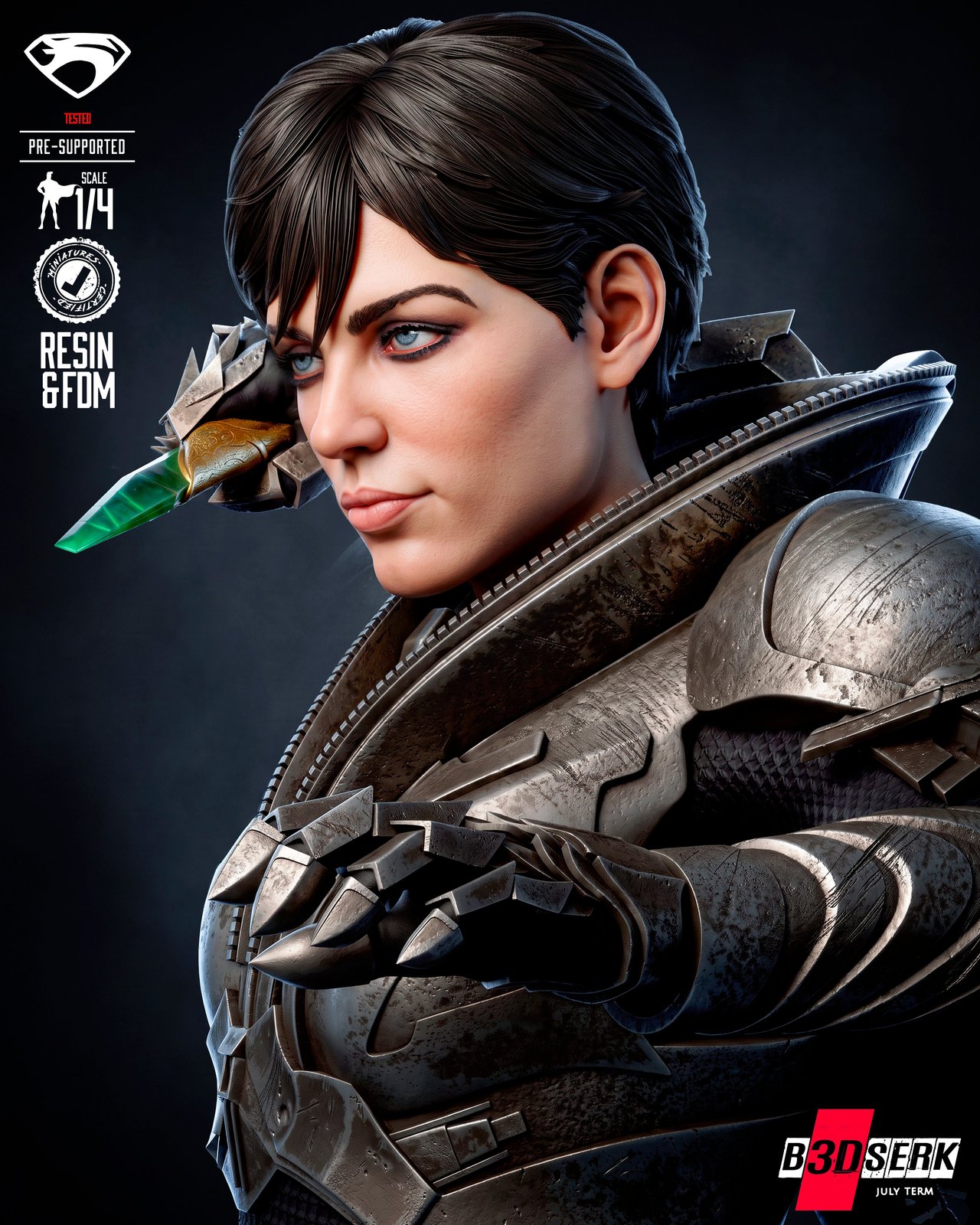 Faora-Ul Kryptonite Dagger - Bust (DC) - Image 2