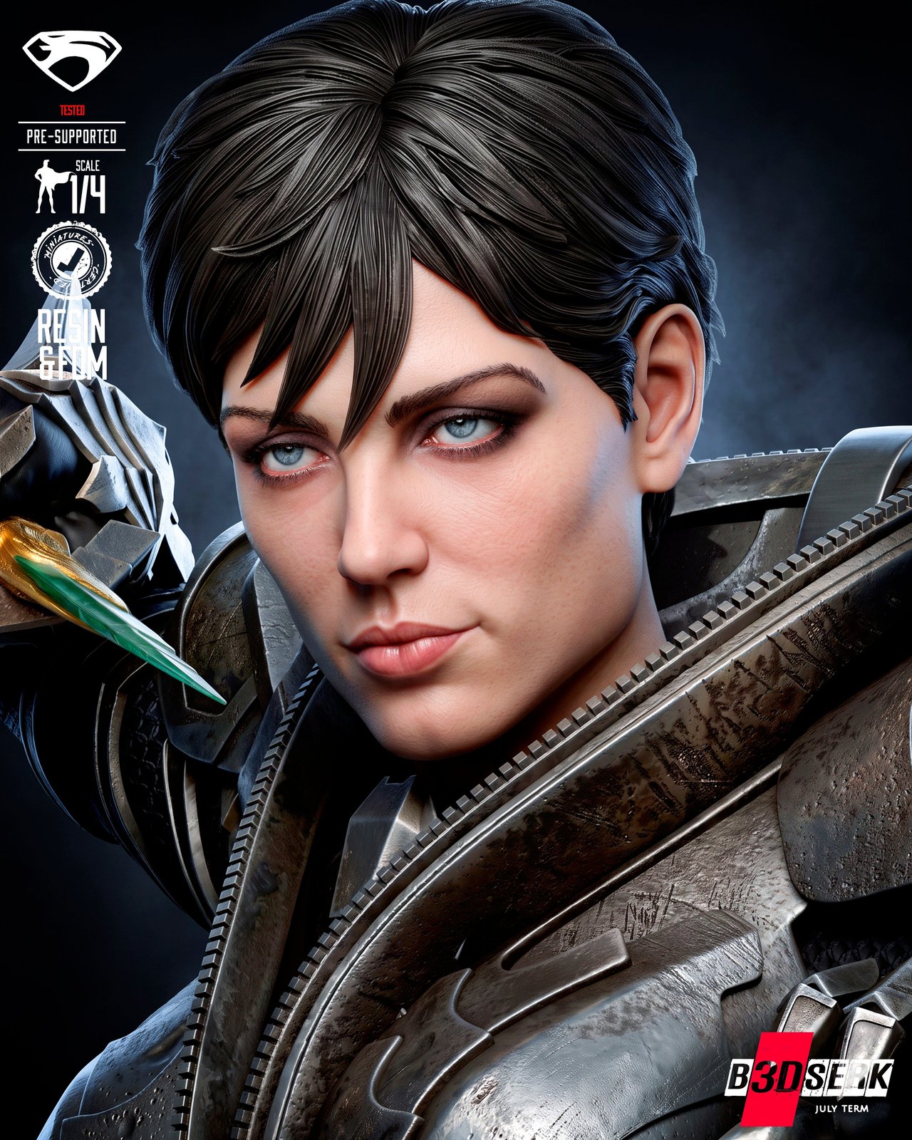 Faora-Ul Kryptonite Dagger - Bust (DC) - Image 3