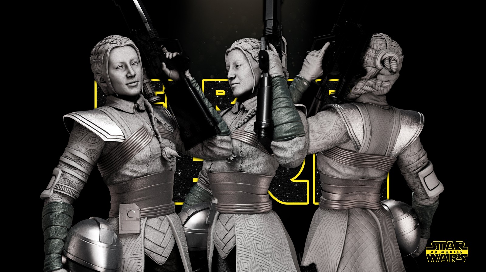 Fennec Shand - Bust (Star Wars) - Image 2