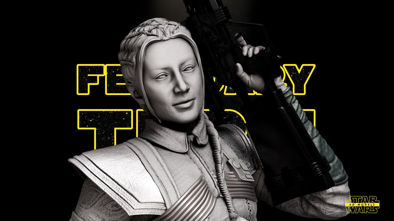 Fennec Shand - Bust (Star Wars) - Image 4