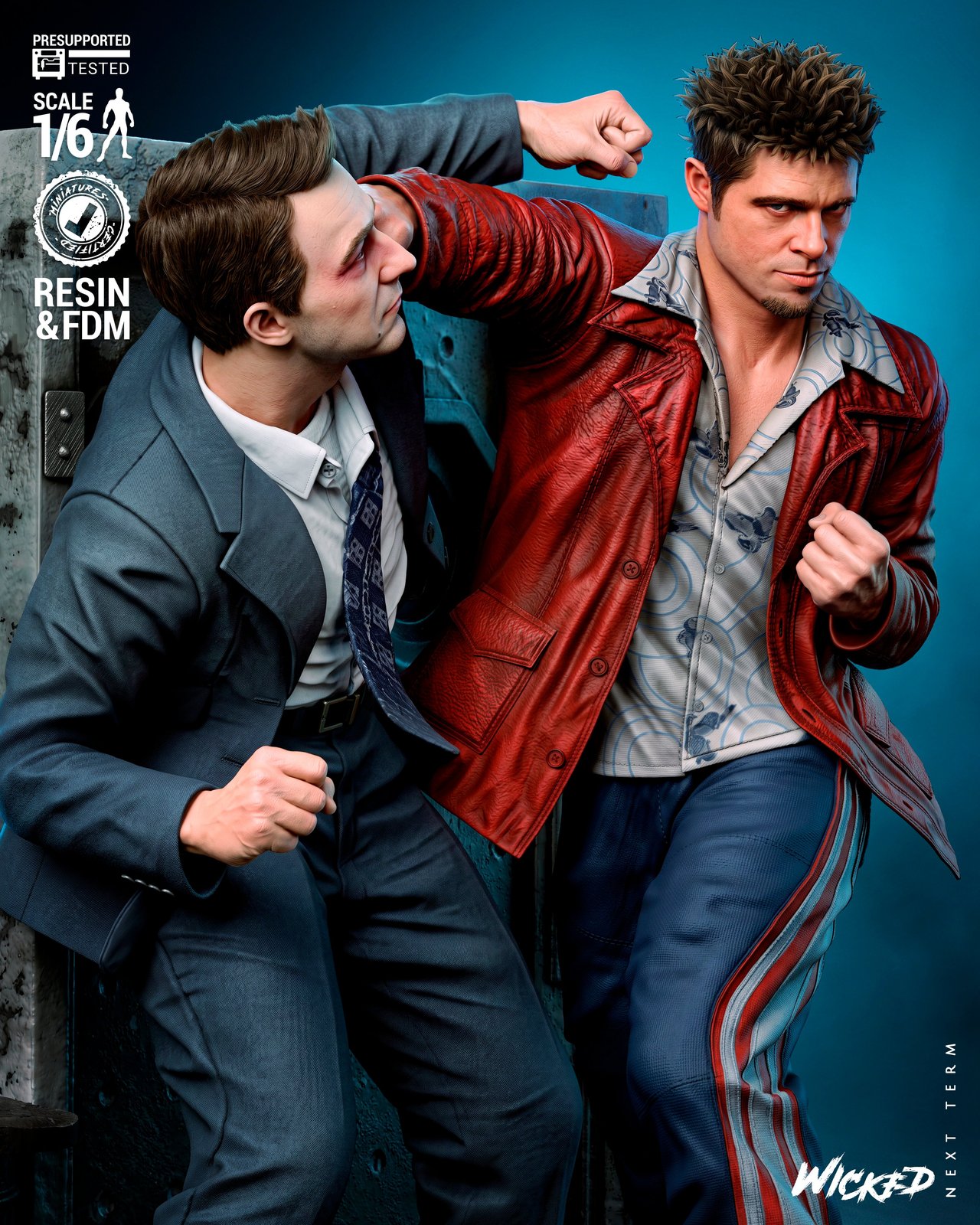 Tyler Durden & The Narrator - Diorama (Fight Club) - Image 4