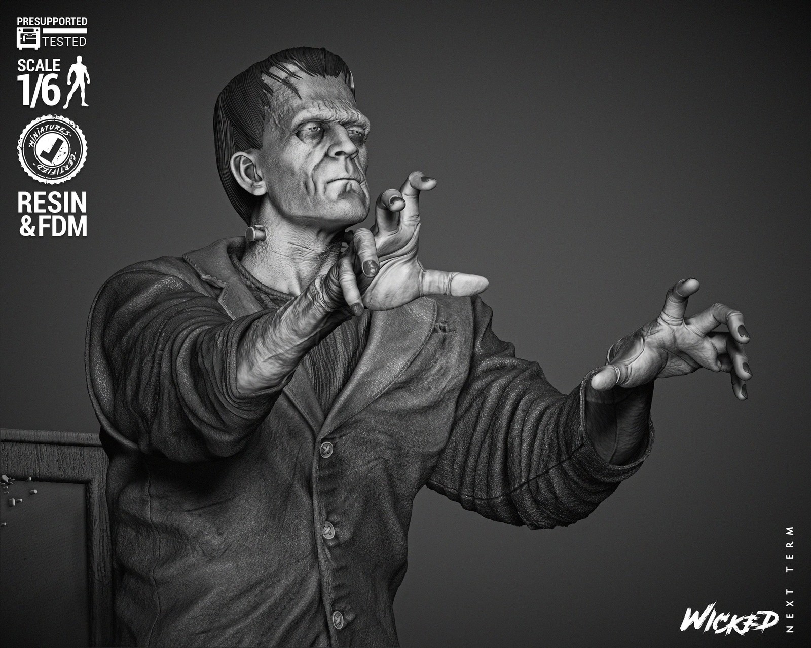 Frankenstein Sculpture - Image 4
