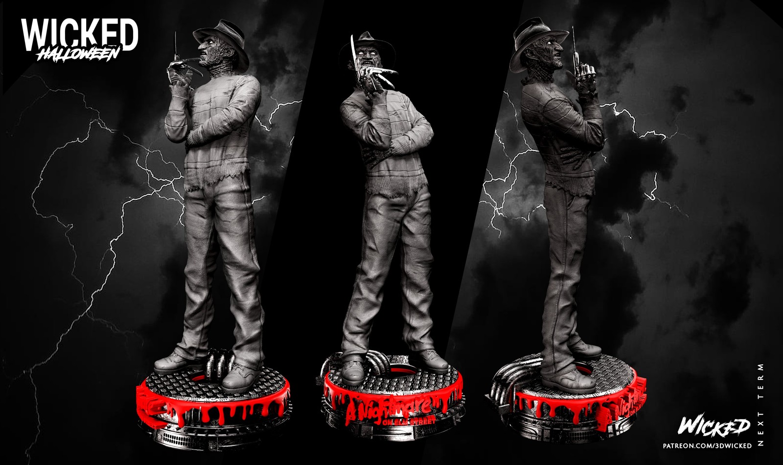 Freddy Krueger Sculpture - Image 2