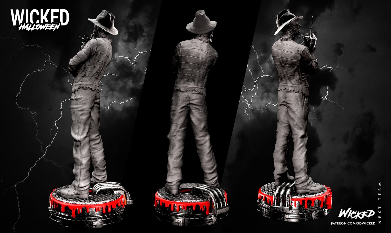 Freddy Krueger Sculpture - Image 3
