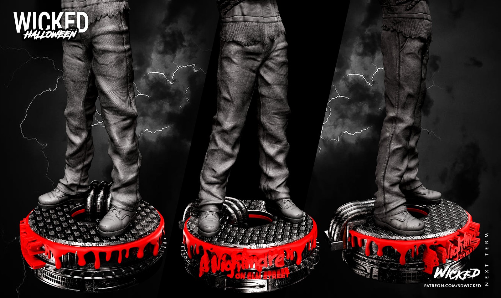 Freddy Krueger Sculpture - Image 4