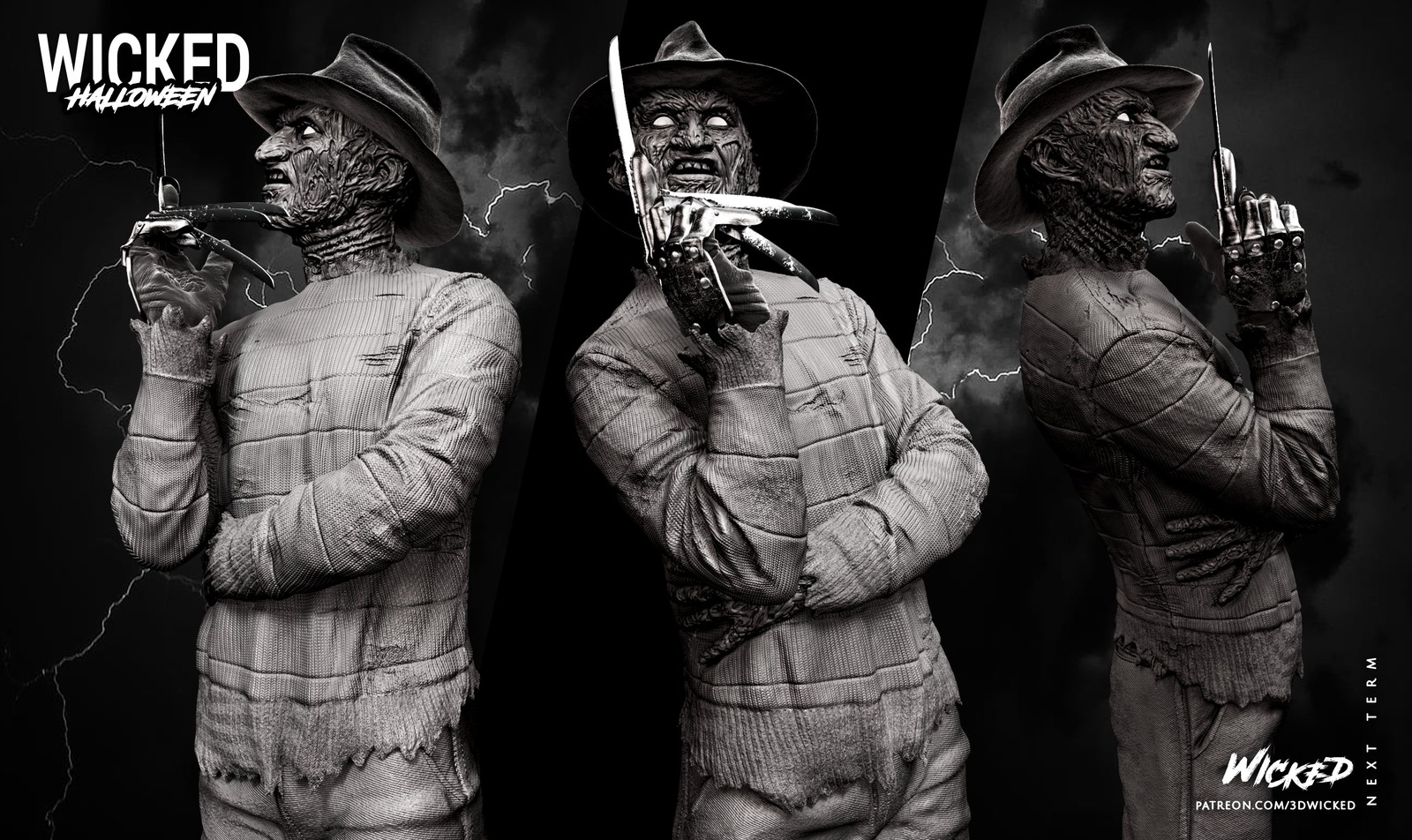 Freddy Krueger Sculpture - Image 5