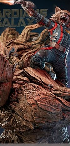 Groot & Rocket - Diorama (Marvel)