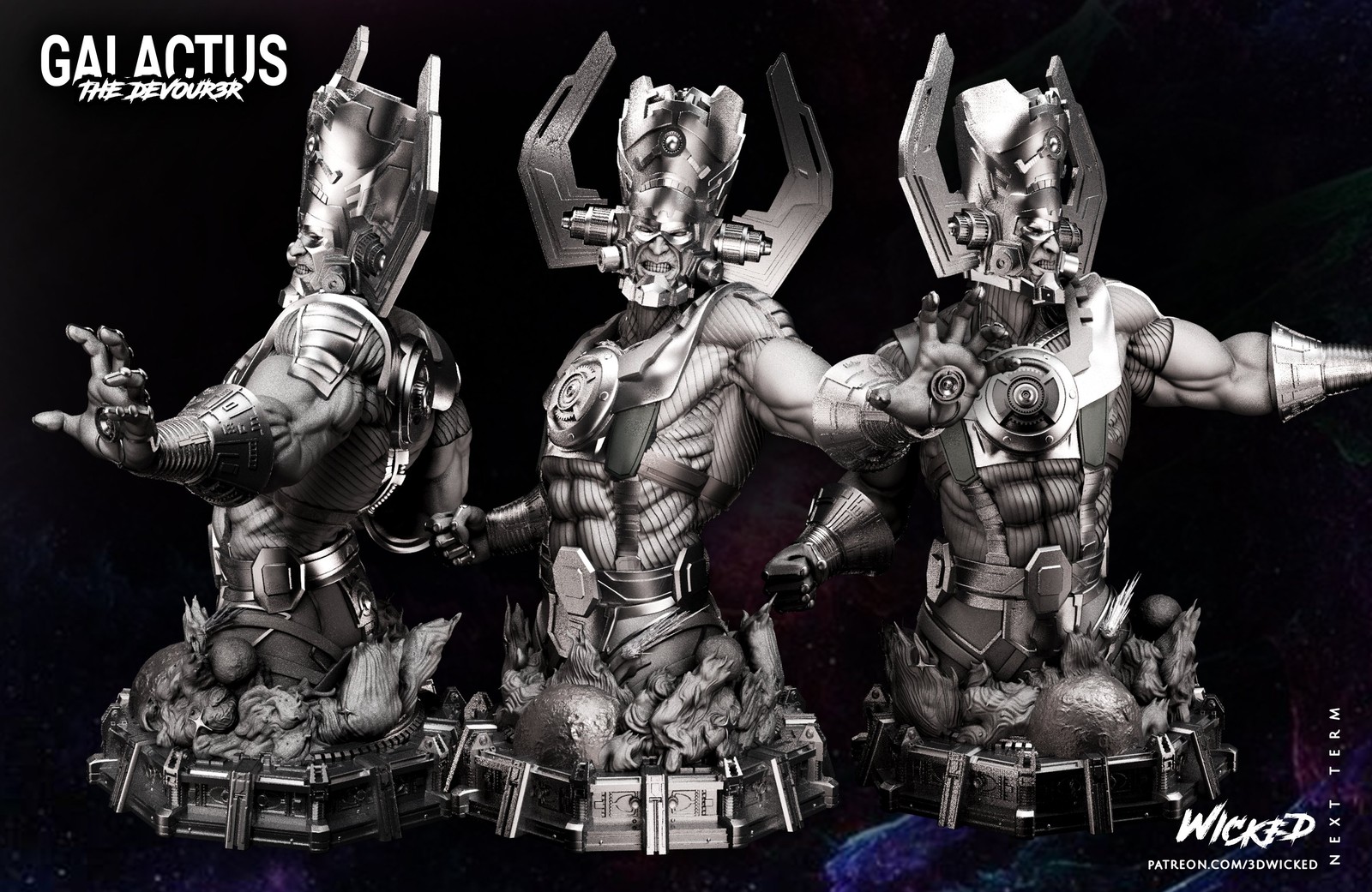 Marvel Galactus Bust - Image 2