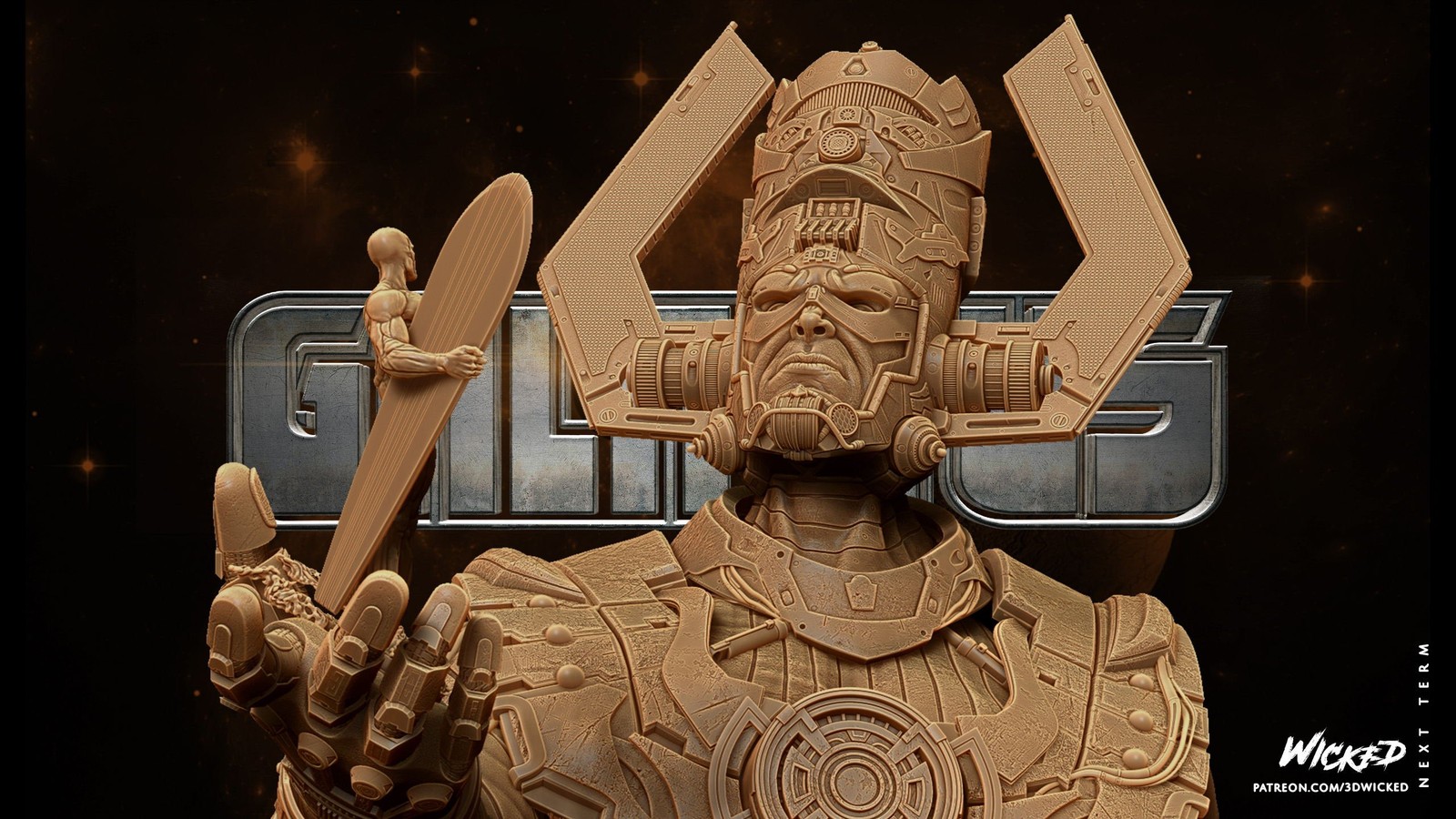 Galactus Silver Surfer (Marvel)