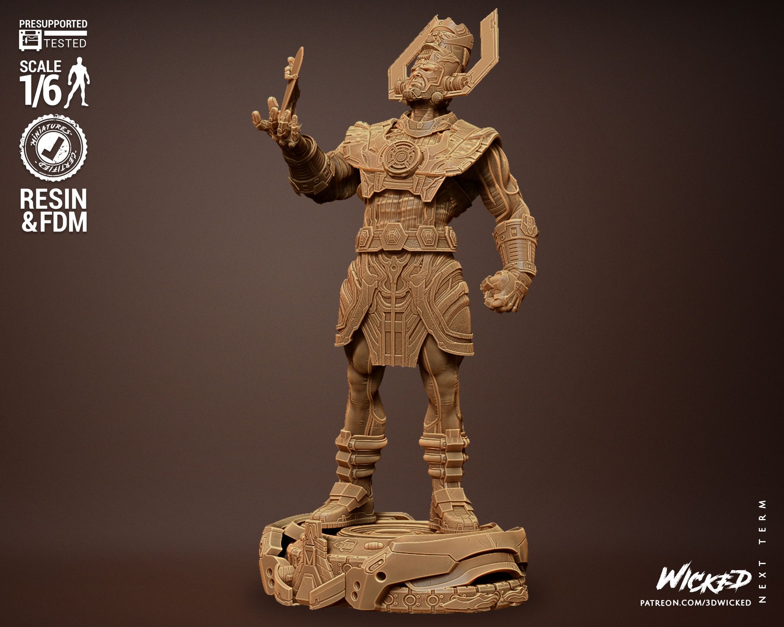 Marvel Galactus 2023 Sculpture - Image 2