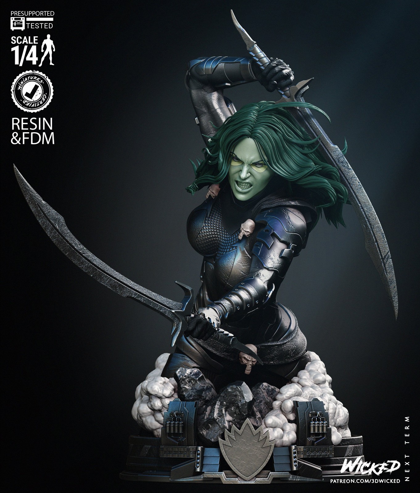 Gamora Comic - Bust (Marvel)